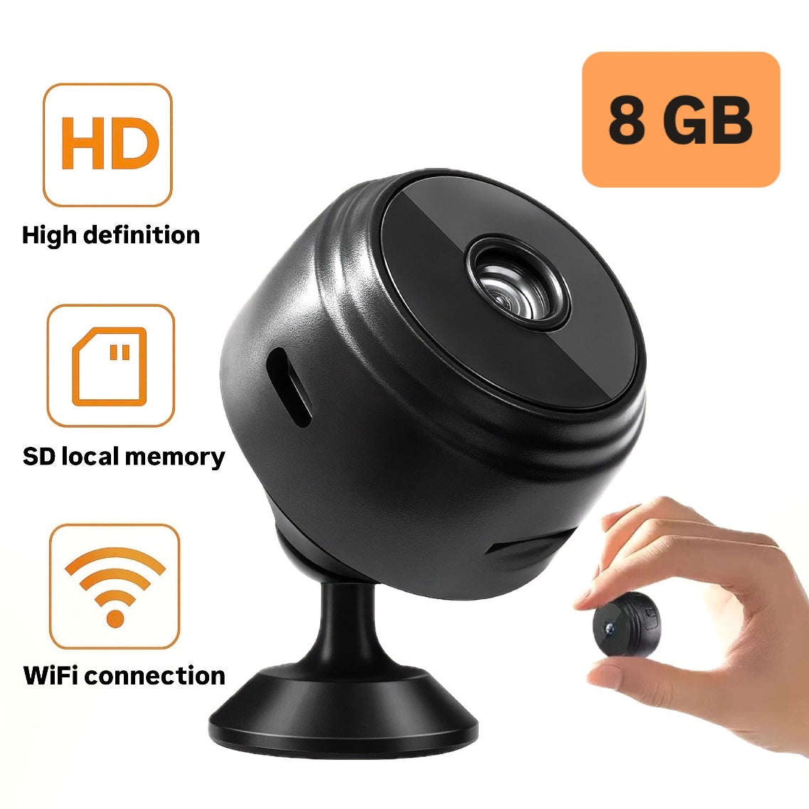 AVYOOR™ HD 1080P WiFi Spy Camera – Compact and Discreet Security