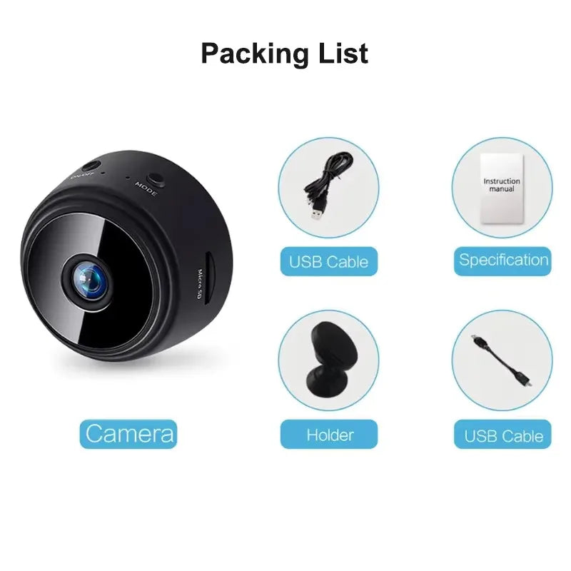 A9 Wifi Mini Camera 1080P Security Monitoring Wireless Remote Night Vision Video Surveillance Smart Home Mini DV Cam HD Camera