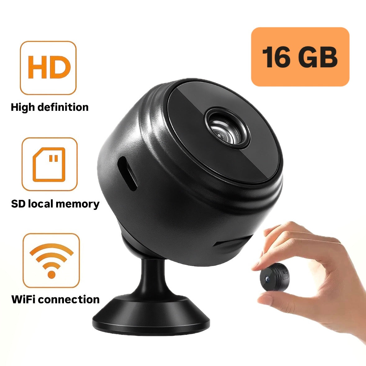 AVYOOR™ HD 1080P WiFi Spy Camera – Compact and Discreet Security
