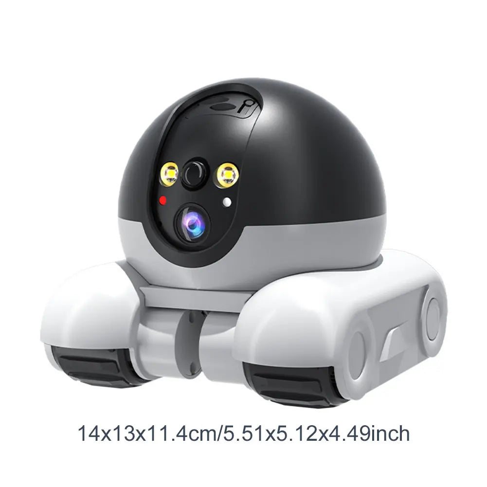Robot Camera Auto Tracking 1080P Dual Lens Indoor Security Camera Robot 2-Ways Talk Night Vision for Baby Dog Pet Monitor IP Cam