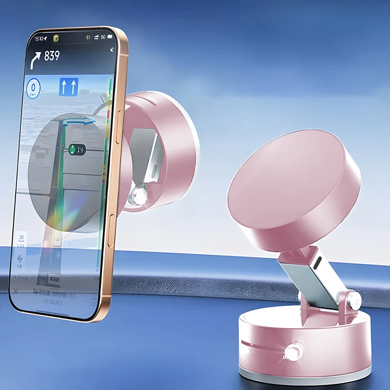 360° Rotatable Vacuum Magnetic Phone Holder Ultra-Strong Magnet Foldable Universal Car Holder for Iphone 16 15 14 13 12 Pro Max