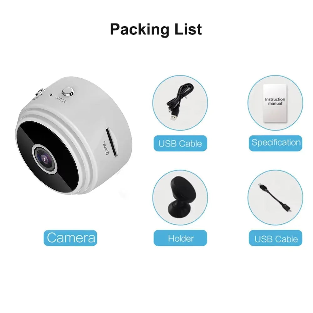 A9 Wifi Mini Camera 1080P Security Monitoring Wireless Remote Night Vision Video Surveillance Smart Home Mini DV Cam HD Camera